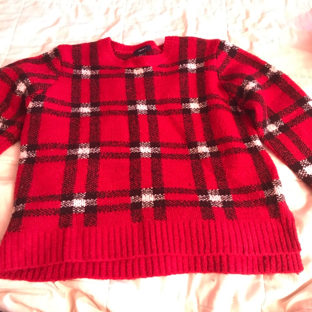Red sweater